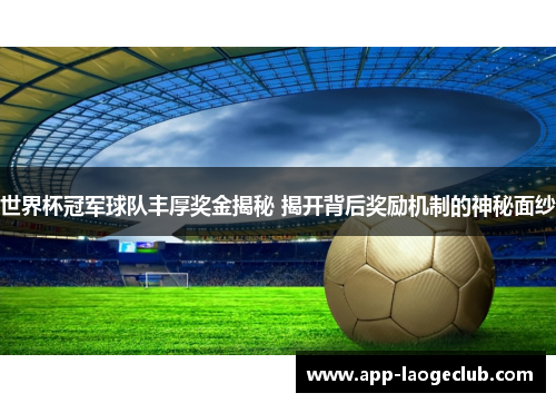 世界杯冠军球队丰厚奖金揭秘 揭开背后奖励机制的神秘面纱